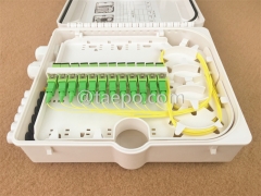 Outdoor 12 fibers FTTH SC FDB Fiber optic distribution box