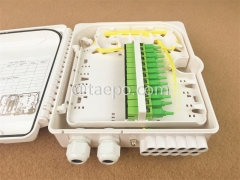 Outdoor 12 fibers FTTH SC FDB Fiber optic distribution box