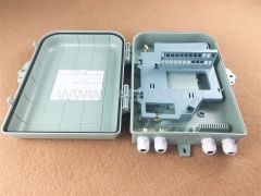 Plastic housing outdoor 24 fibers SC Fiber optic distribution box