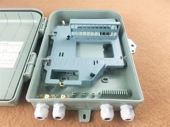 Plastic housing outdoor 24 fibers SC Fiber optic distribution box