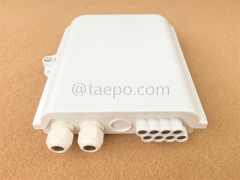 Plastic housing outdoor 8 fibers SC FDB Fiber optic distribution box with adapter