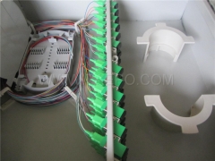 Outdoor 48 fibers cold rolling steel housing Fiber distribution FDB box with replaceable patch panels