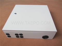 Outdoor 48 fibers cold rolling steel housing Fiber distribution FDB box with replaceable patch panels