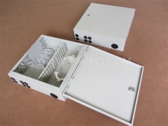 Outdoor 48 fibers cold rolling steel housing Fiber distribution FDB box with replaceable patch panels