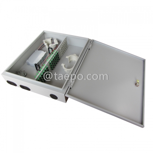 Outdoor 72 fibers SC Fiber distribution FDB box with replaceable patch panels