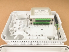 Outdoor 16 fibers SC Fiber splitter FSB box with casette PLC splitters