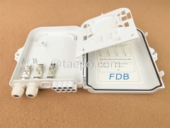 Outdoor SC 8 fibers plastic Fiber splitter FSB box with casette PLC splitters