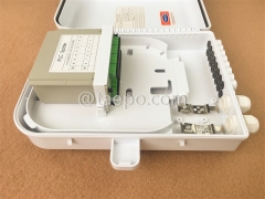 Outdoor SC type 16 fibers plastic FTTH Fiber splitter FSB box with casette PLC splitters