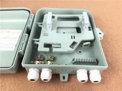 Outdoor SC 8 fibers plastic FTTH Fiber splitter box FSB for casette PLC splitters