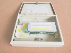 Cold rolling steel housing outdoor 32 fibers SC Fiber splitter box FSB for casette PLC splitters