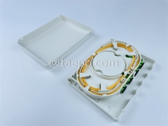 Indoor 4 port FTTH FTB Fiber termination box with SC adapter