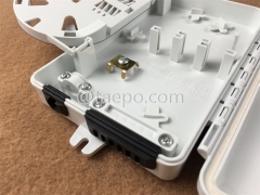 Outdoor plastic housing 6 port ftth fiber termination FTB box with SC adapter and pigtail