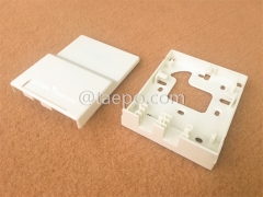 Indoor 2 fibers plastic FTTH Fiber termination FTB box with SC adapters and pigtails