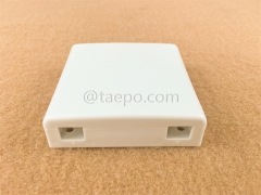 2 port SC Fiber optic surface mount box with SC adapters and pigtails