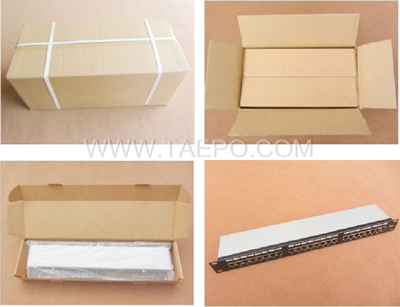 Packing Picture for shielded STP network patch panel