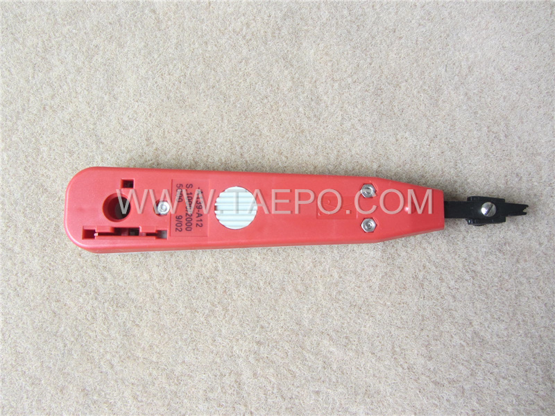  Insertion tool for MDF disconnection block 71 #TP-1401-100, red & grey, with plastic chunk