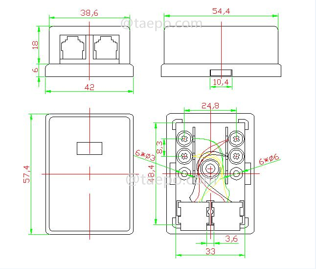 Schematic Diagrams for wire connection box