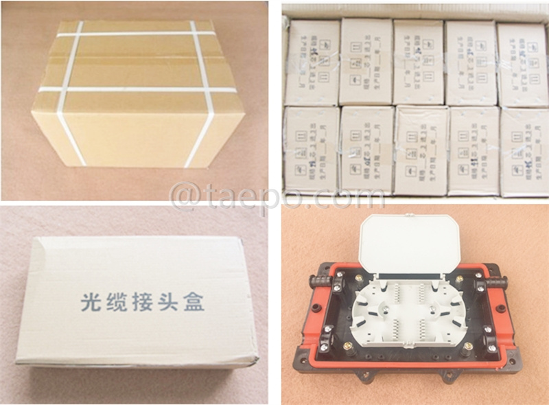 Packing Picture for small fiber optic splice enclosure