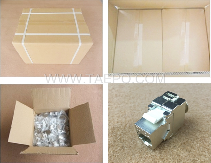 Packing Picture for cat6a shielded Keystone modular jack