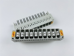 10 pairs 3-pole over-voltage protection magazine krone surge protector with GDT arrester