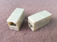 180 degree RJ45 to RJ45 UTP 8P8C CAT5E Inline coupler