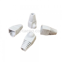 Grey color Cat5e and Cat6 cable Modular plug rj45 with boot