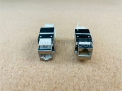 180 degree CAT5E RJ45 8P8C AP style STP shielded Keystone jack