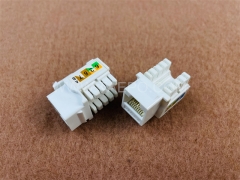 CAT 6 unshielded UTP 90 degree RJ45 Keystone jack with good price