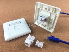 CAT 6 unshielded UTP 90 degree RJ45 Keystone jack with good price