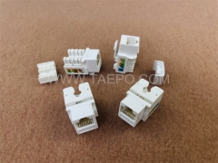 CAT 6 unshielded UTP 90 degree RJ45 Keystone jack with good price