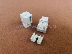 CAT 6 unshielded UTP 90 degree RJ45 Keystone jack with good price