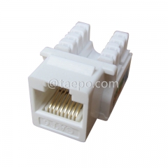 CAT 6 unshielded UTP 90 degree RJ45 Keystone jack with good price