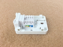 CAT5E 8P8C 1 port surface mount box with keystone jack with RoHS Certificate