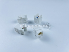 CAT6 UTP unshielded 8P8C AP style 180 degree Keystone jack