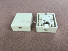 CAT3 telephone wire connection box with 6P4C RJ11 jack with RoHS Certificate