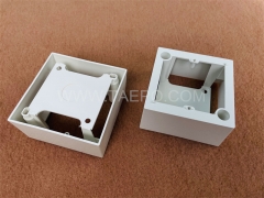 Plastic 80 French style surface mounted wall network Back box applicable with french faceplate