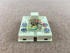 CAT3 telephone wire connection box with 6P4C RJ11 jack with RoHS Certificate