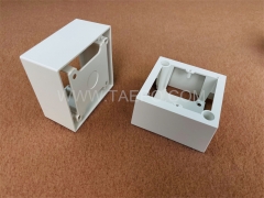 Plastic 80 French style surface mounted wall network Back box applicable with french faceplate