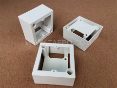 Plastic 80 French style surface mounted wall network Back box applicable with french faceplate