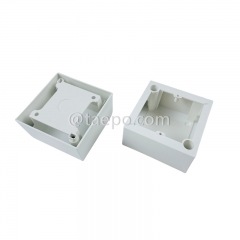 Plastic 80 French style surface mounted wall network Back box applicable with french faceplate