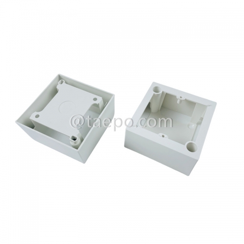 Plastic 80 French style surface mounted wall network Back box applicable with french faceplate