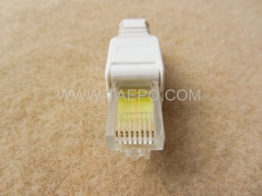 Tool free CAT5E RJ45 8P8C UTP Modular connectors plug