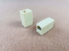 180 degree CAT3 6P4C telephone Inline coupler