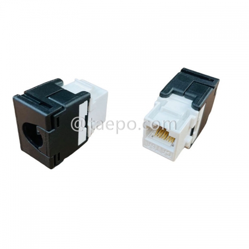 180 degree AP style network CAT6A UTP 8P8C RJ45 Keystone jack for for network connections