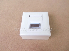 86x86mm Fiber optic face plate for simplex SC adapters