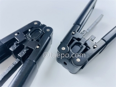 Fiber optic cable stripper for bow-type cable 2x3mm