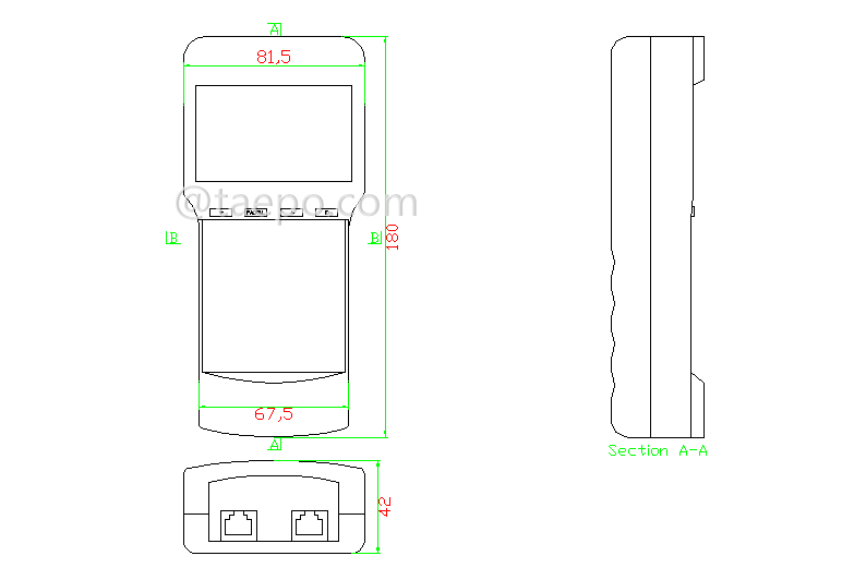 Schematic Diagrams for BNC cable tester