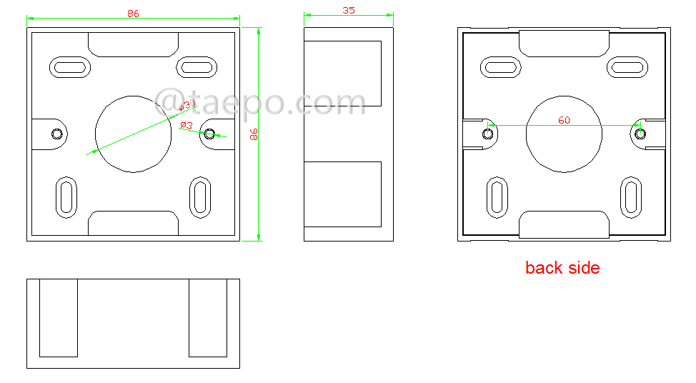 Schematic Diagrams for 86 back box