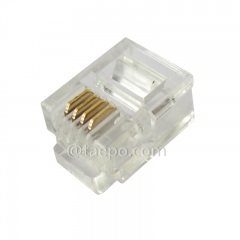 CAT3 6P4C RJ12 UTP telephone Modular plug