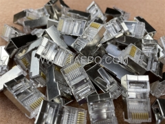 CAT6A RJ45 8P8C STP Modular plug for for terminating CAT6A Ethernet cables